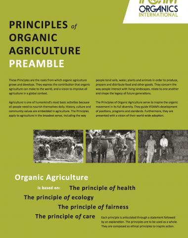 Principles of Organic Agriculture
